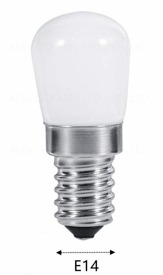 3pcs/lot 3W E14 E12 LED Fridge Light Bulb Refrigerator Corn bulb AC220V LED Lamp White/Warm white SMD2835 Replace Halogen Light: WHITE / changeable