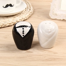 1 Paar Keramische Mr & Mrs Peper & Zout Bus Set Wedding Party Decor