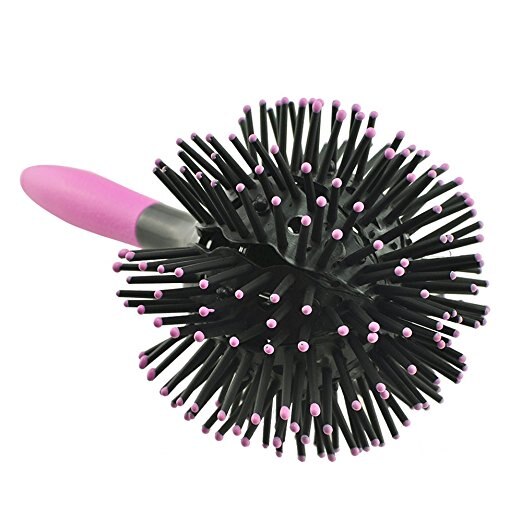 3D Round Hair Brush Hair Comb Salon make up 360 degree Ball Styling Tools Magic Detangling Hairbrush Heat Resistant Women Comb: Default Title