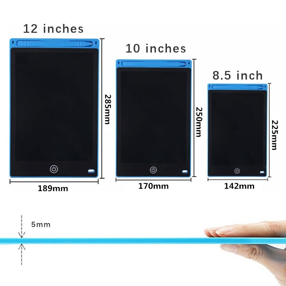 12 inch Portable Smart LCD Writing Tablet Electronic Notepad Drawing Graphics Handwriting Pad Board ultra-thin Board