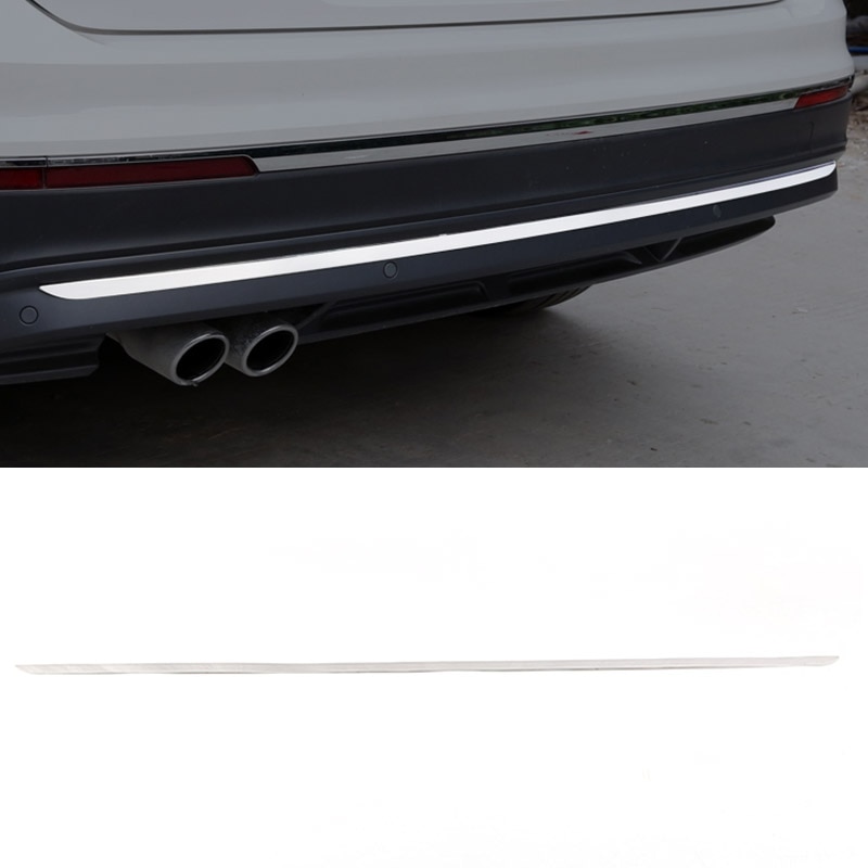 Hivotd For Volkswagen Tiguan MK2 Stainless Rear Tail Trunk Lid Molding Trims Strip Cover Trim accessories car styling