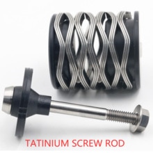 Vouwfiets Onderdelen Titanium Legering Achterwielophanging Voor Brompton Wave Voorjaar Achter Shock Suspension