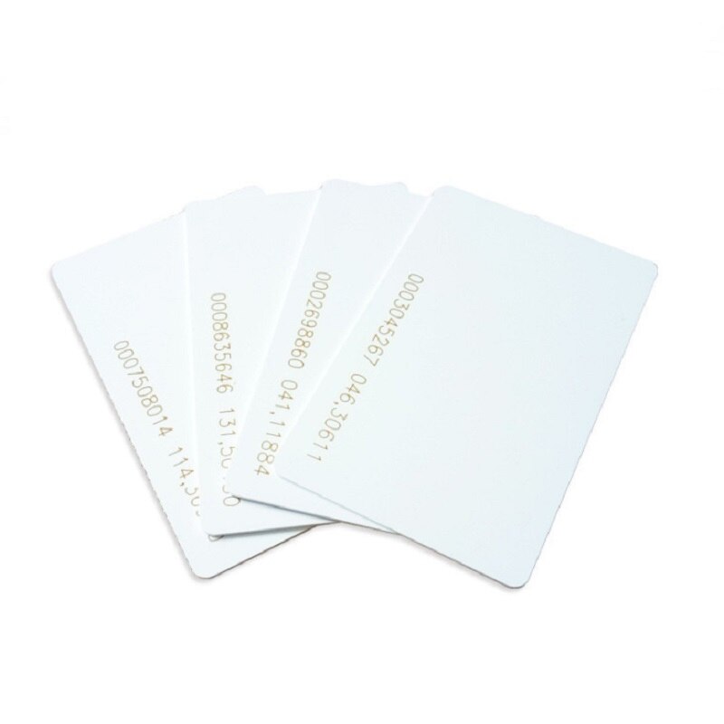 5/10PCS RFID 125KHZ access token 0.85MM close to chip thin card EM/TK4100 tag key attendance induction badge