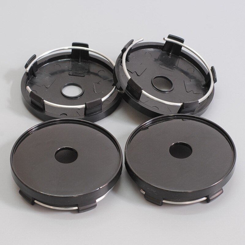 4 Stuks 60Mm 75Mm Zilver Of Zwart Voor Ben Wheel C... – Vicedeal