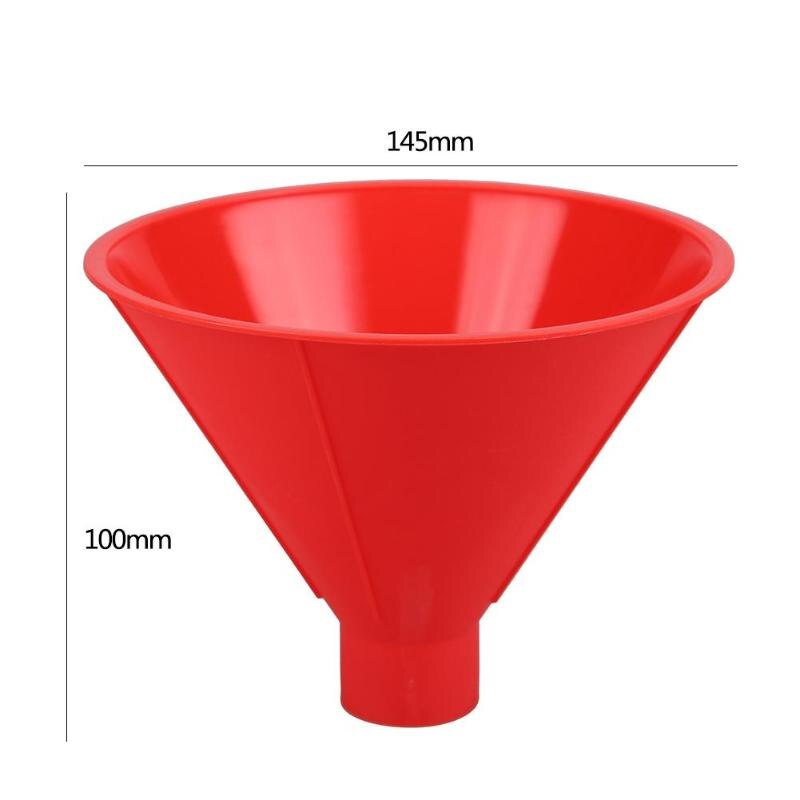 VODOOL Cone Shaped Magic Car Windshield Ice Scraper Outdoor Auto Window Funnel Snow Remover Shovel Deicer Deicing Scraping Tool: 14.5cm Red