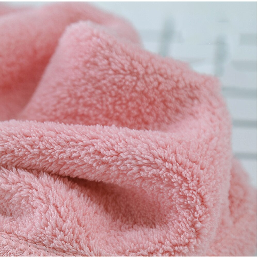 ADOREHOUSE rápido secado de cabello toalla Toalla de microfibra de mujer toalla para niñas rápido seco pelo sombrero cabeza baño herramientas de baño
