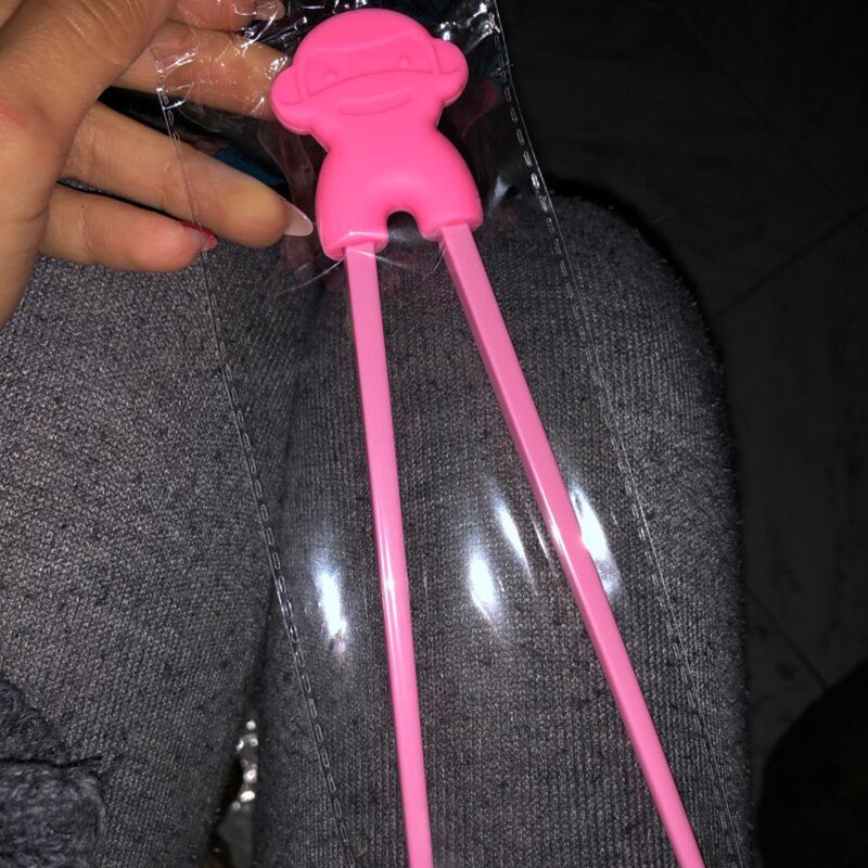 1 Pair Chopsticks For Sushi Baby Kids Cartoon Food Sticks Easy Use Fun Learning Training Helper Dishes Dinner Game Kitchen Tools