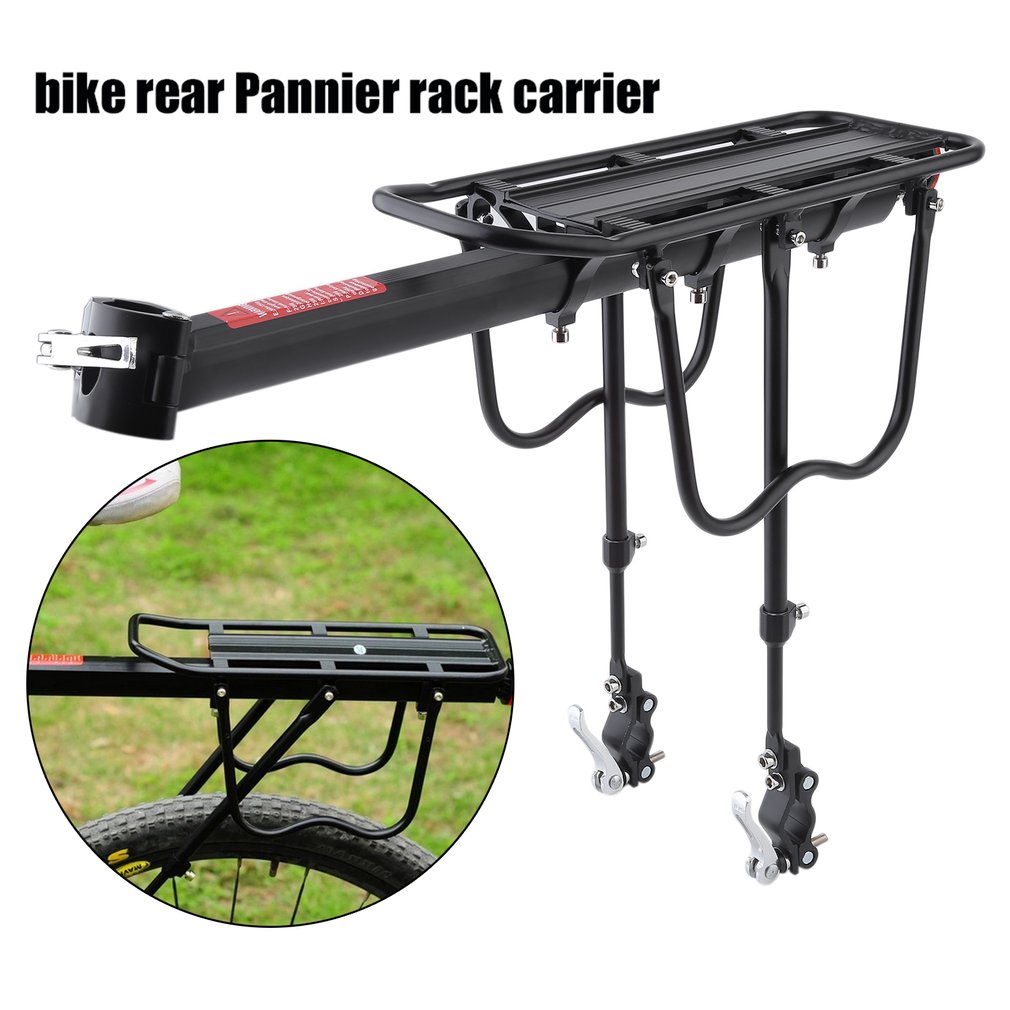 Aluminium Fiets Rack Bike Bagagedrager MTB Fiets Mountainbike Fietsen Bagagedrager Zadelpen Bag Holder