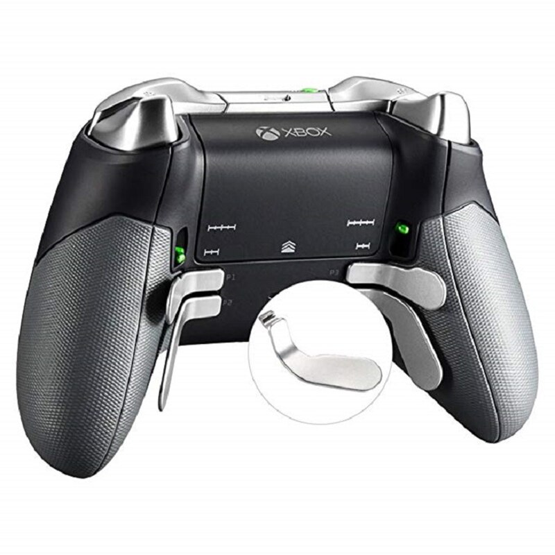 Xbox One Elite Series 1 Controller Posteriore Bottoni Pagaie Argento