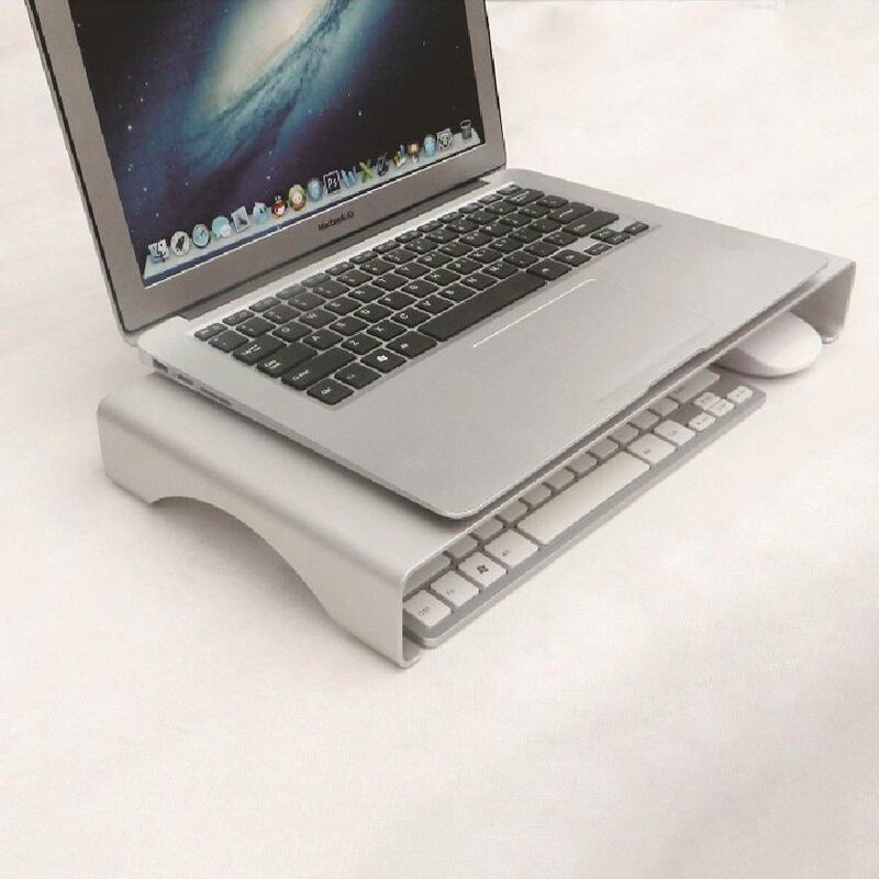 Aluminum alloy computer monitor increased storage bracket notebook stand computer base computer stand FOR offcie