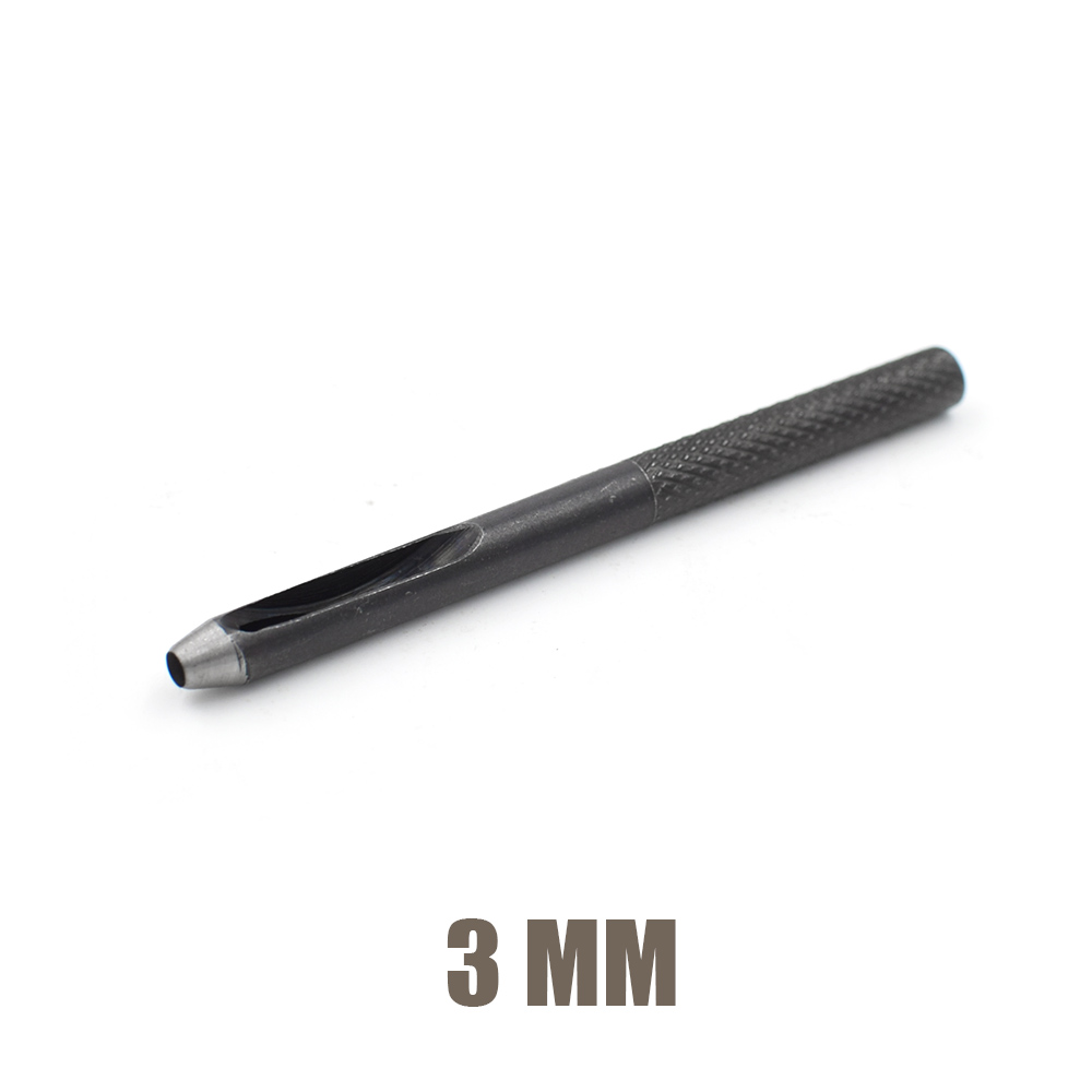 Beltehull. metallstanse. klær &amp; tilbehør. verktøy. stansing terning. mugg. maljer. nagle. knapp. sylapper.: 3mm