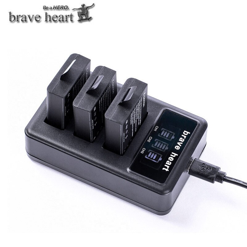 3.7v 1050 mah bateria  sj4000 batteri  sj5000 sj6000 wifi + lcd 3 mye usb-lader til sjcam  sj 4000 5000 6000 7000 8000 sj9000 m10