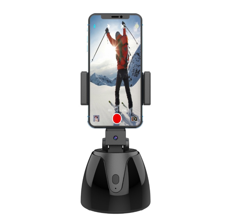 360 objeto de rotación de soporte de cámara cardán cara de trípode/palo Selfie foto Blog de vídeo en directo de registro