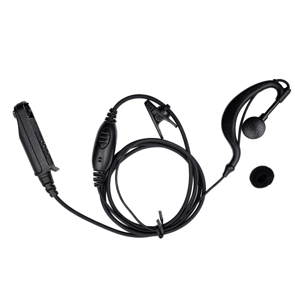 G Shape Earpiece Headset PTT with Mic for BF-UV9R、BF-A58、BF-9700、BF-UV9RPLUS Baofeng Waterproof Two Way Radio
