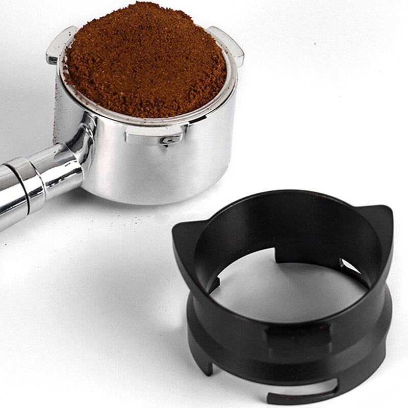 54Mm Coffee Powder Receiving Dosing Ring Rotatable Aluminum Alloy Loop For Breville 8 Series Coffee Machines