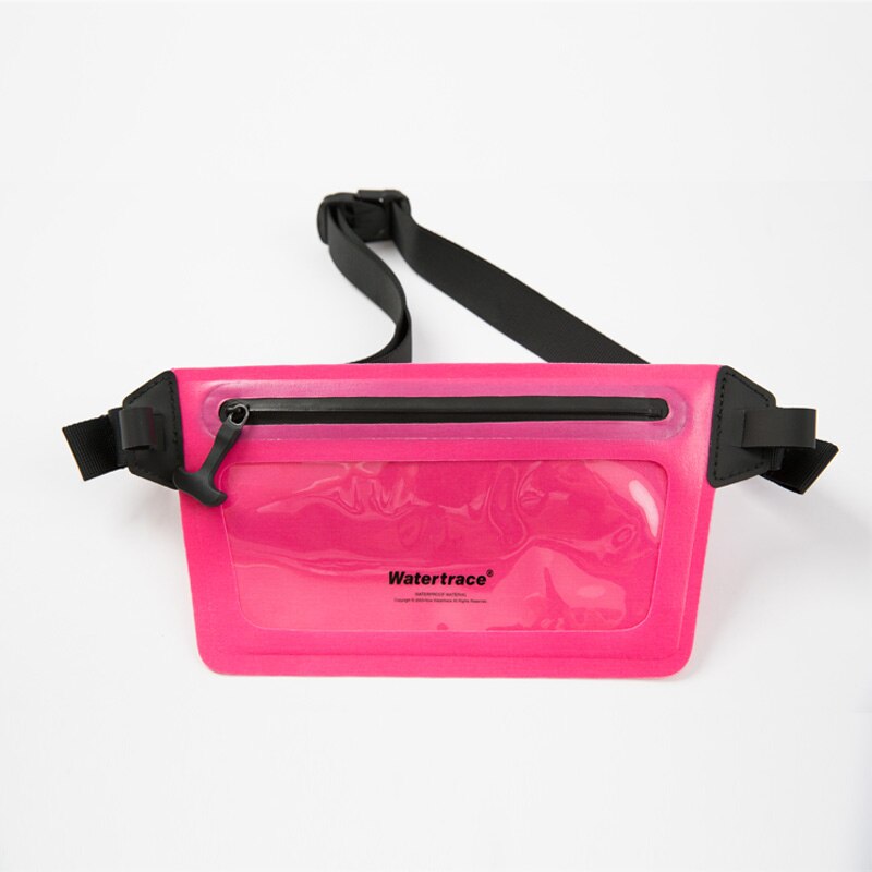 Waterdicht Pouch Case Zwemmen Zak Mobiele Iphone 11 Mobiele Telefoon Case Strandtas Dry Bag Heuptas Fanny Pack: Roze Kleur