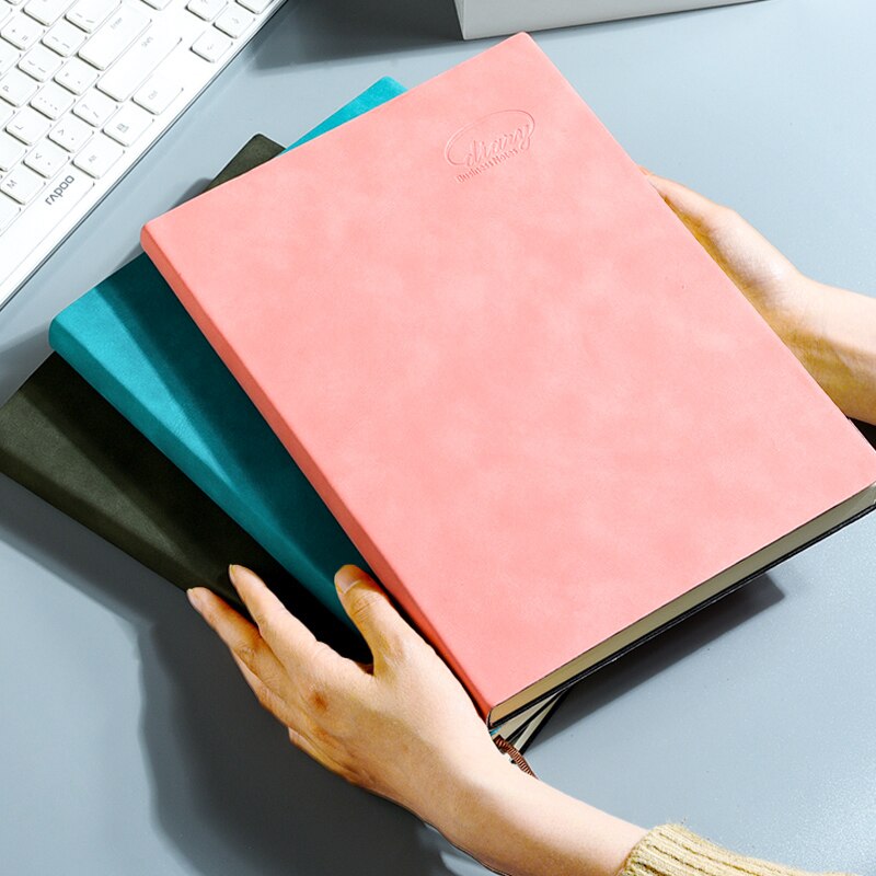 Notesbog  a4 fortykket stor virksomhed super tykt gitter blankt gitter dagbog cuaderno notesbøger og tidsskrifter libretas zeszyt caderno