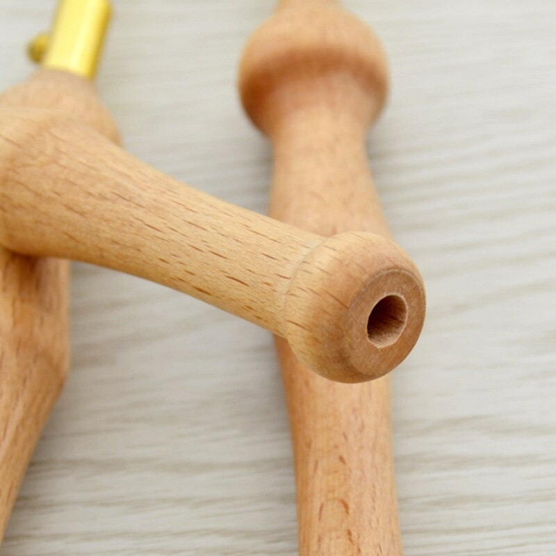 Knitting Embroidery Punch Threader Needle Pen Adjustable Sewing Accessories DIY 77UD