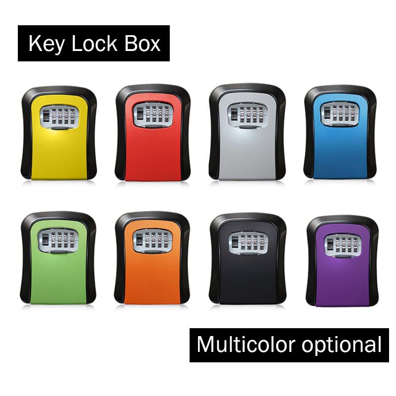 Key Lock Box Combinatie Lockbox Met Code Voor Huis Sleutel Opslag, Combo Deur Locker