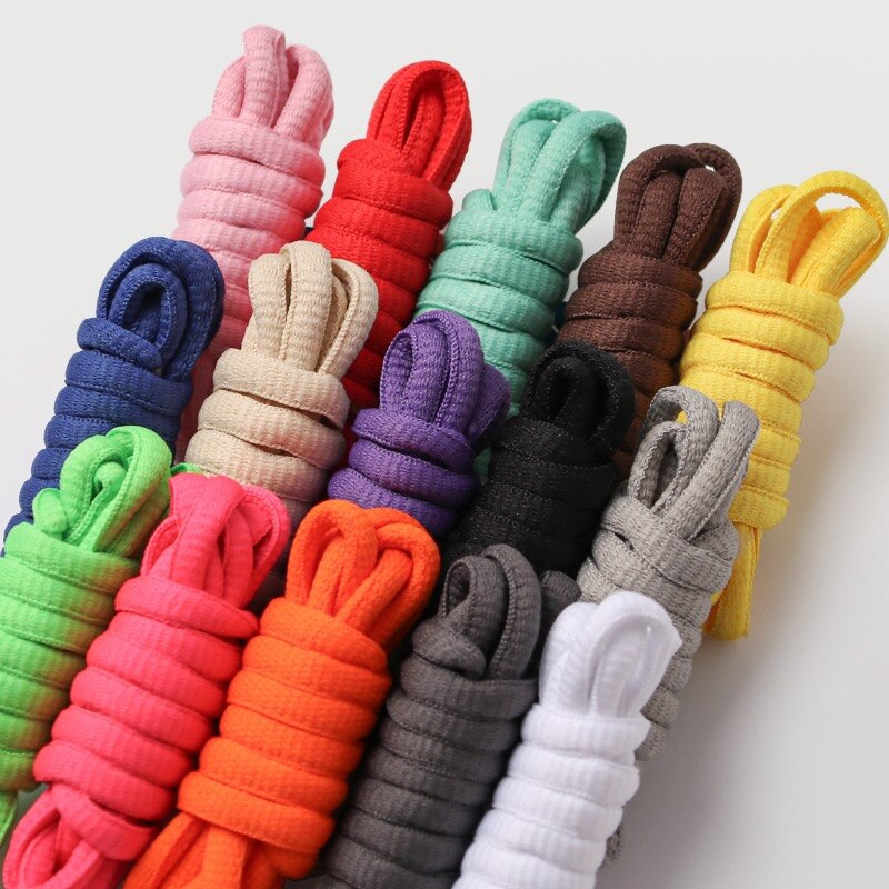 Sneakers Klassieke Shoewies Veters Sport Schoenveters Kleur Platte Halfronde Geschikt Voor Alle Schoenen Ronde Veters Mannen Vrouwen 120cm