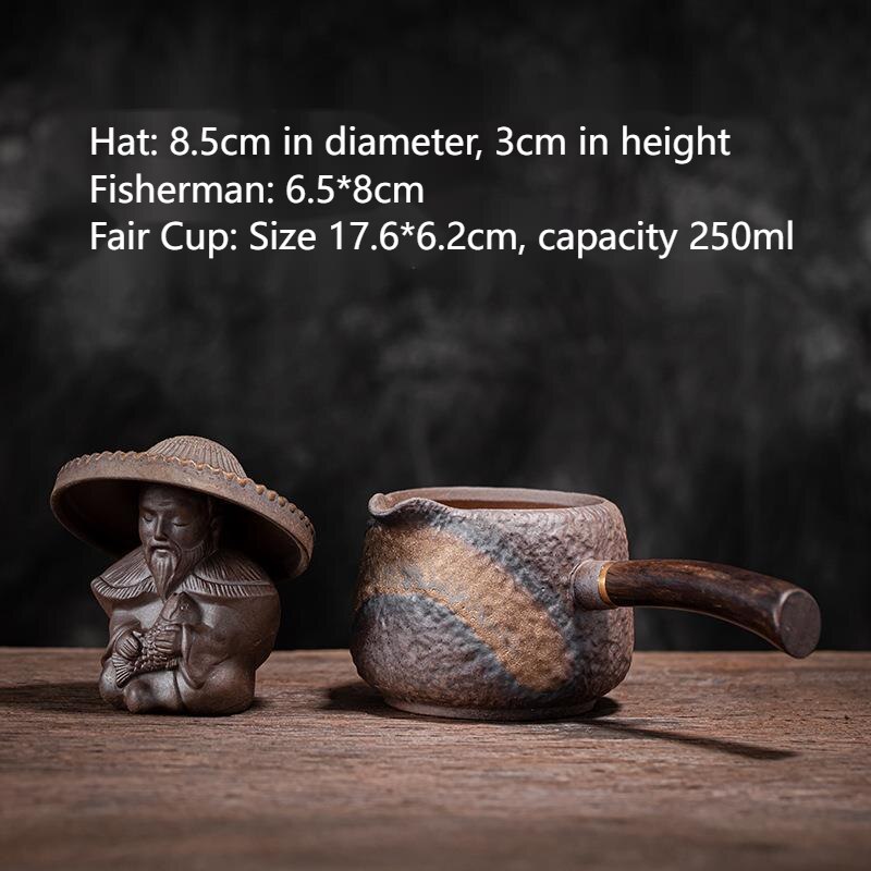 Keramische Filter Theezeven Groep Visser Monnik Hoed Thee Venkel Thee Filter Thee-ei Lekkende Thee Kung Fu Thee Set thee Service: Filter tea set B