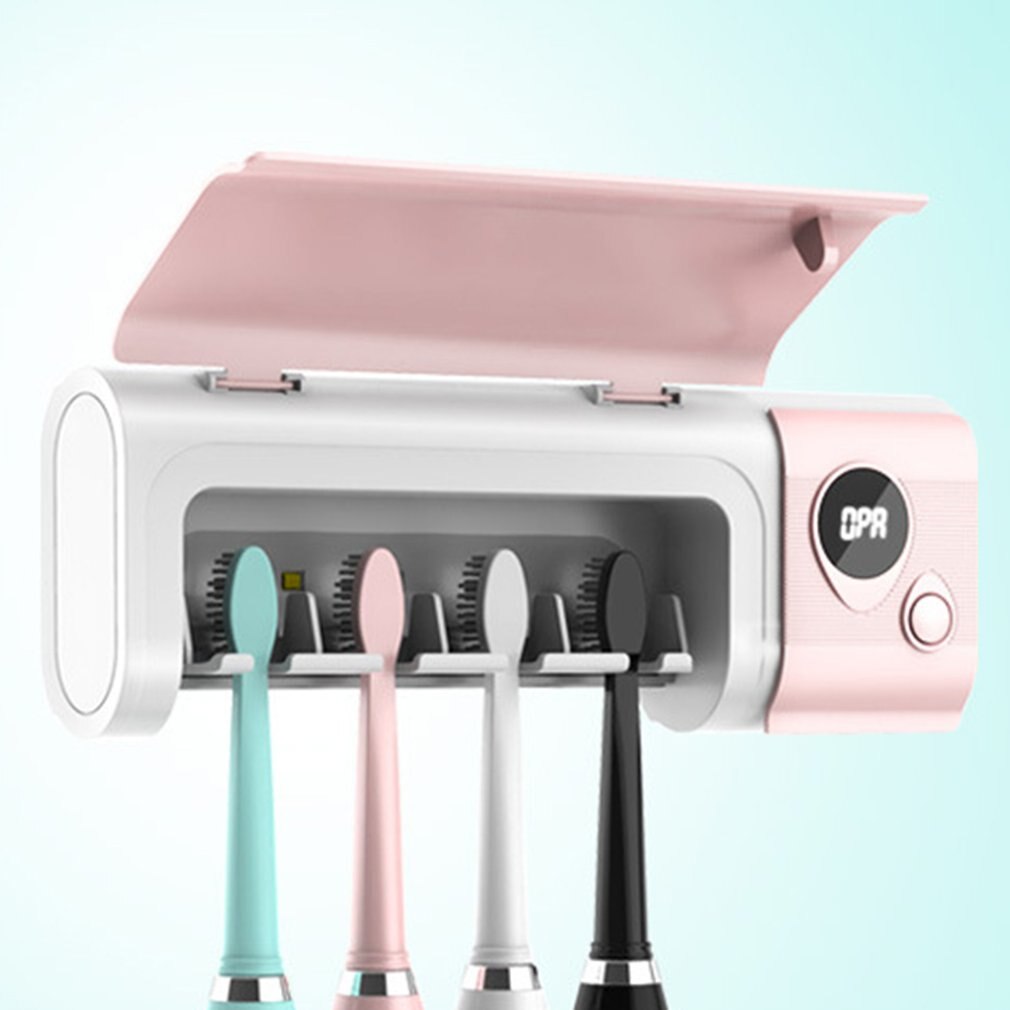Ultraviolet Toothbrush Disinfection Box Punch-free Toothbrush Disinfection Rack Smart Sterilization Toothbrush Sterilizer