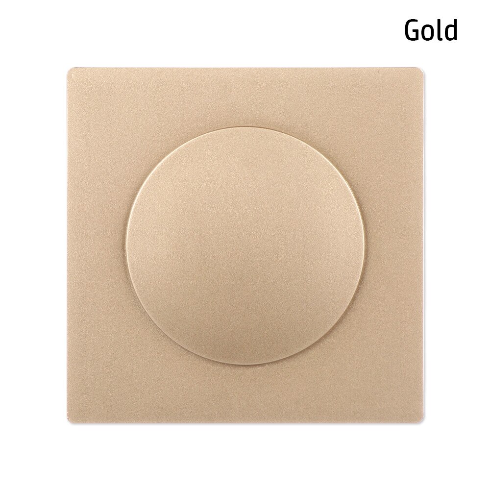 Cubierta autoadhesiva para agujero de alambre de pared, conducto de protección de decoración, tapa de Panel a presión, adorno de enchufe de agujero de taladro exclusivo, 1 ud.: gold
