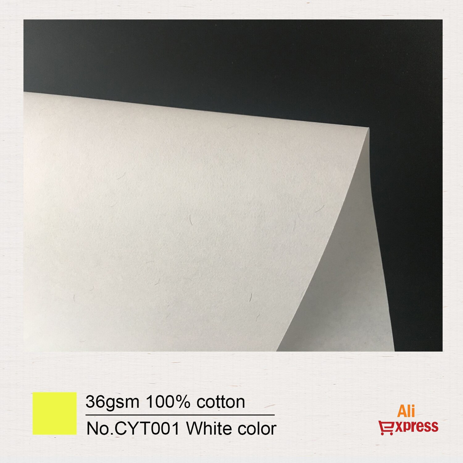36gsm ,100% Katoen Papier, A4 210*297Mm, Witte Kleur, red & Blue Fiber Zetmeel-Gratis, Waterdicht, 200 Sheets, GCYT001