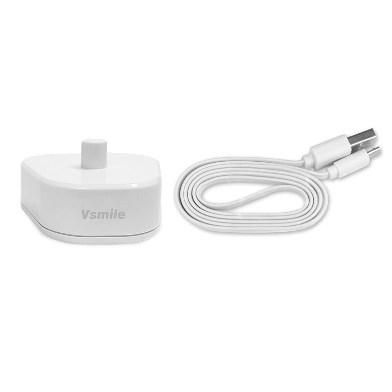 Socle de charge pour chargeur de brosse à dents électrique Vsmile: White