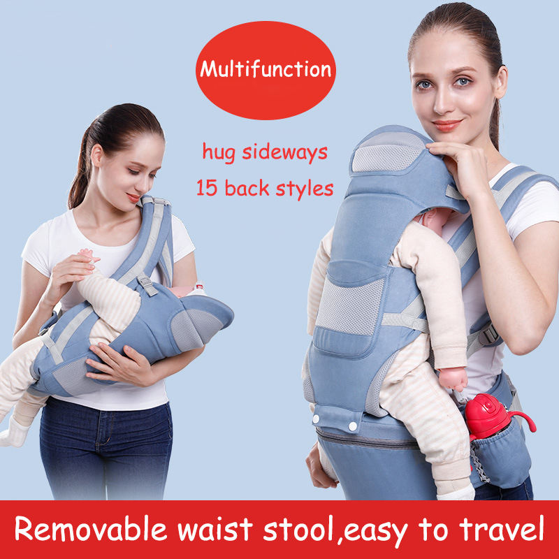 Portabebé ergonómico para bebé de 0 a 48 meses, porta bebés para bebé, cabestrillo para bebé 3 en 1, frontal, ergonómico, canguro, eslinga para llevar a bebé
