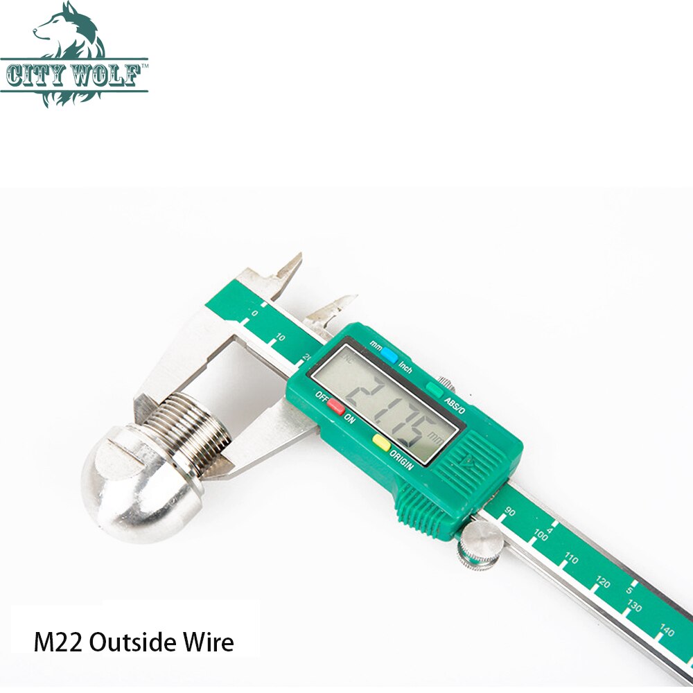 Pipe cleaning nozzle drain cleaner accessory M22 staninless steel nozzle high pressure washer spare parts city wolf