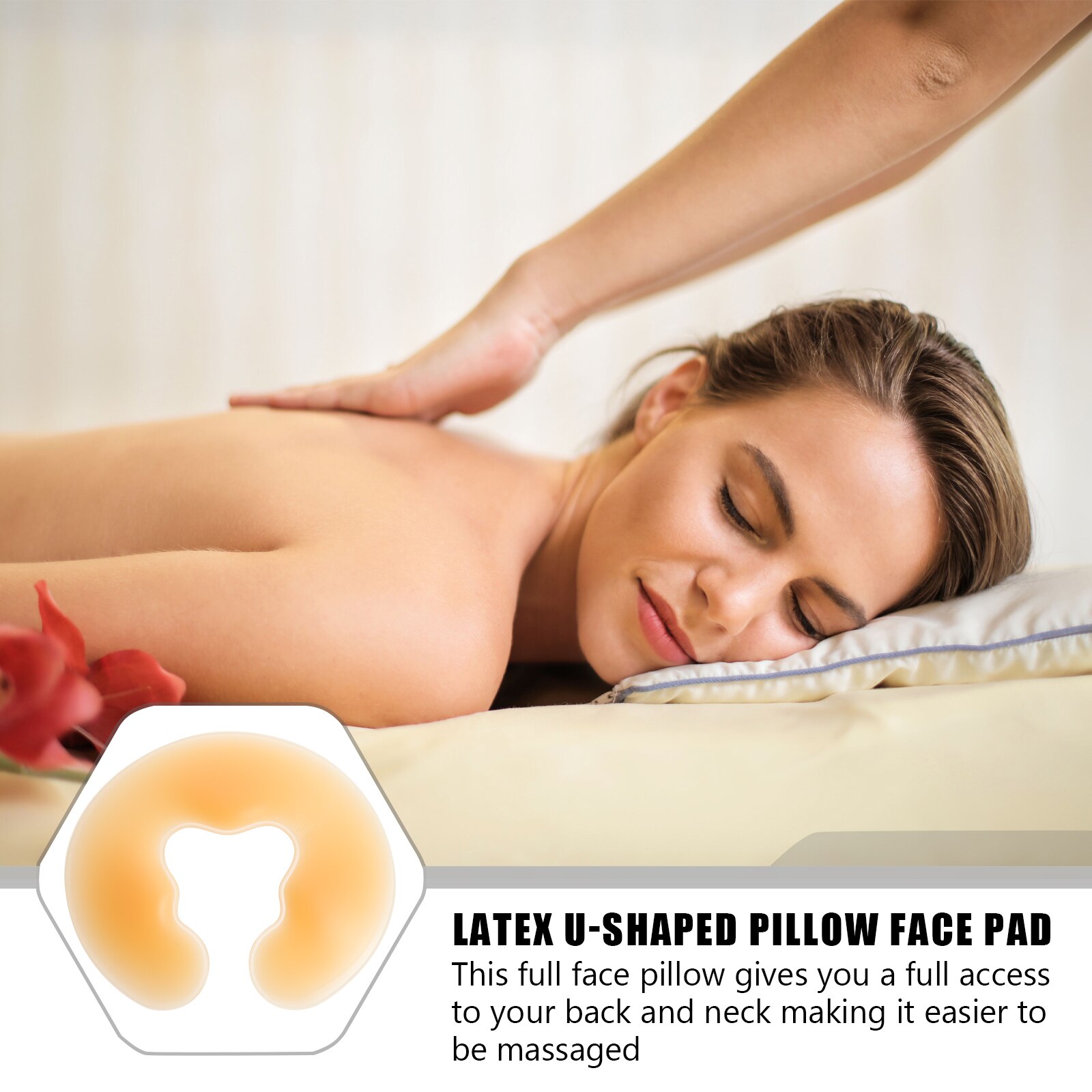 Siliconen Gezicht Down Kussen Gezicht Spa Kussen Body Relax Salon Kussen Pad