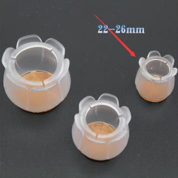 8 Stck Möbel Tisch Stuhl Bein Boden Füße Deckel Startseite Schutz transparent 5 größen: 22-26mm