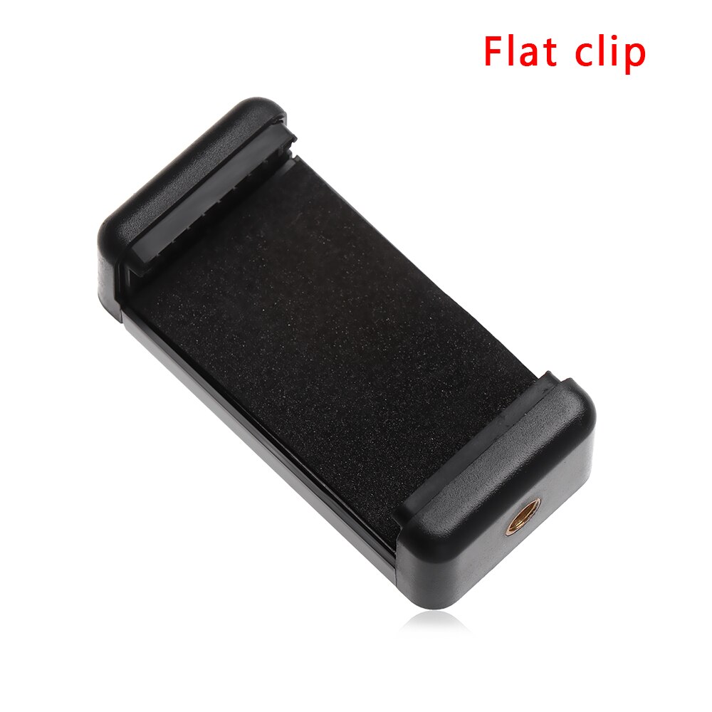 Téléphone Portable Universel De Clip De Fixation Support Adaptateur Pour Appareil Photo Smartphone Téléphone Portable Trépied Monopode: Flat clip