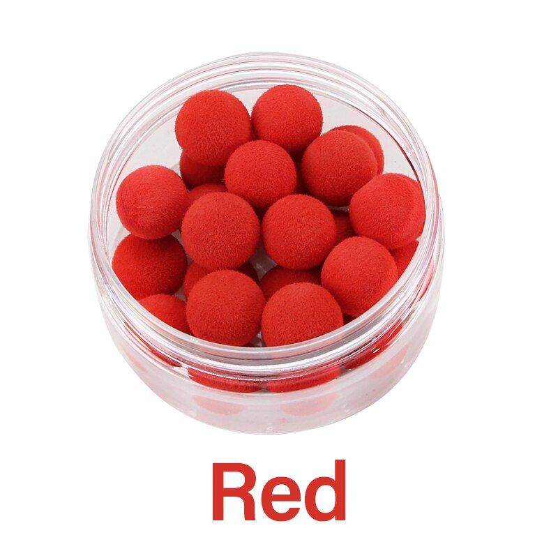 Mosodo carpe pêche bouillettes flotteur perles Eva Pop Up 10mm 12mm 14mm appât insipide 32 pièces 30 pièces 26 pièces Popup leurre pêche: red carp boilies / 10mm