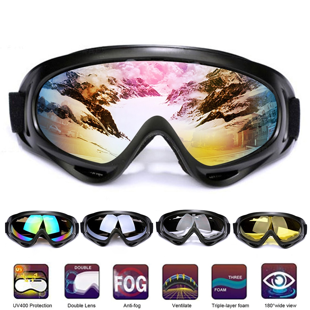Ski snowboard bril  uv400 bescherming anti-condens wintersportbril motorbril berg skiën mannen vrouwen masker bril