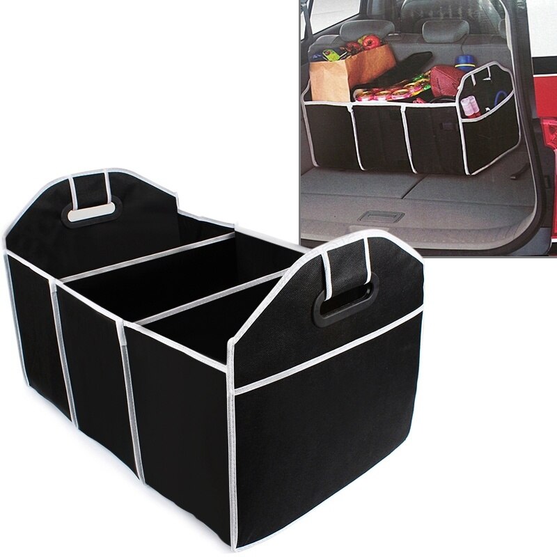 Organizador de maletero de coche juguetes de coche bolsas de almacenamiento de alimentos caja de accesorios de Interior de automóvil