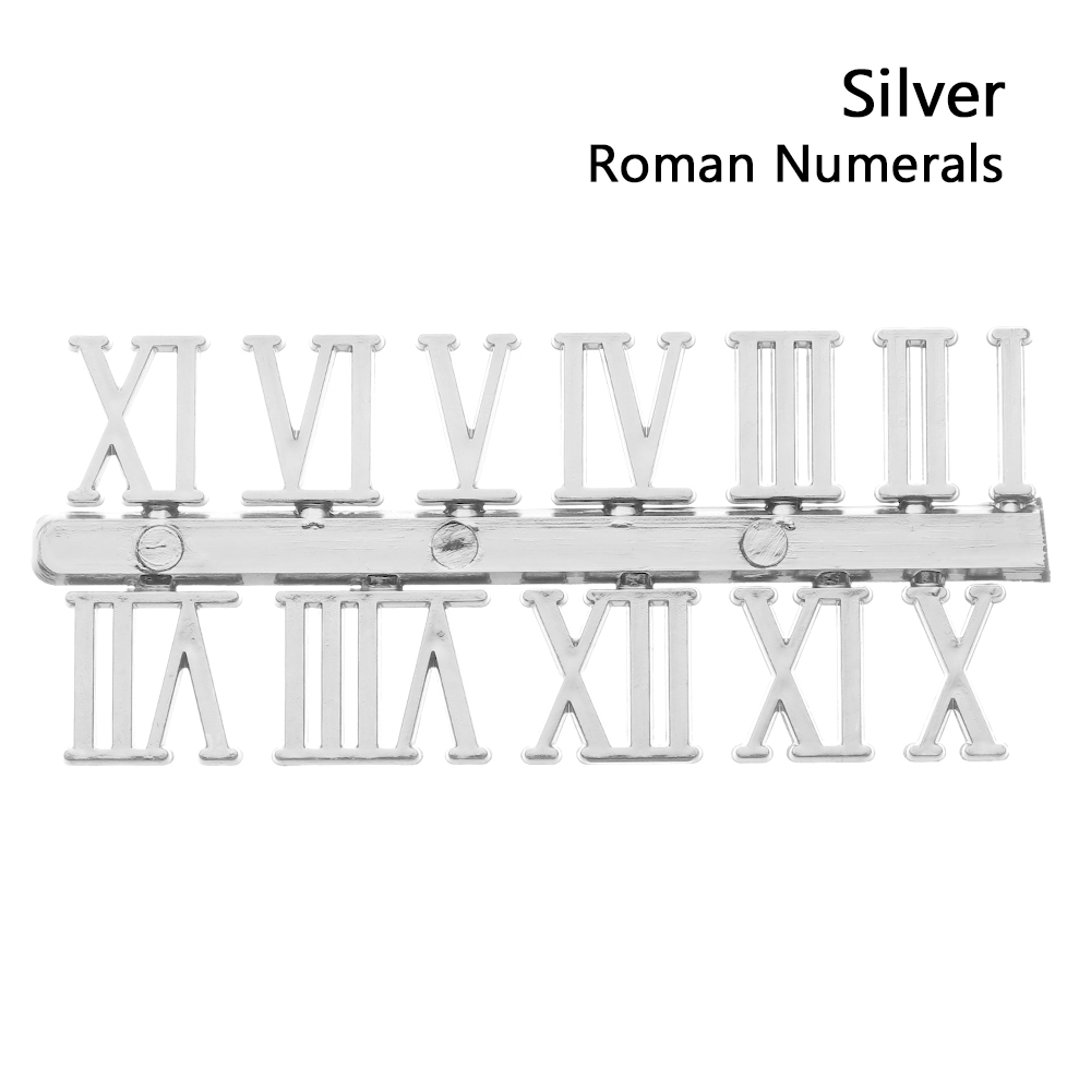 Roman Clock Clock Numerals Accessories Handmade Material Restore Digital Repair Gadget Tools Arabic Number Quartz Clock Parts: light green