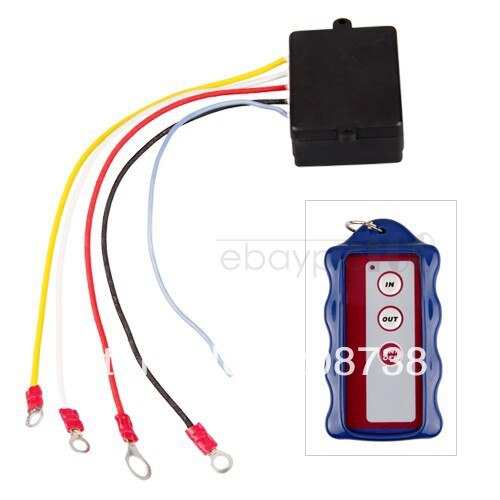 12V Winch Wireless Remote Control Set Kit for Truck Jeep ATV Warn Ramsey