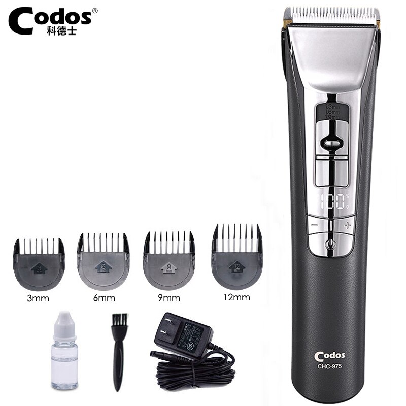 Codos Professionele Oplaadbare Tondeuse Voor Kapper Salon Elektrische Tondeuse Keramische Cutter Snijmachine: 975