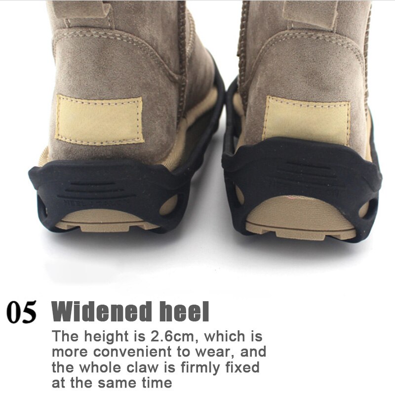 Universal Non-Slip Crampons Anti-Slip Over Shoe Durable Cleats with Good Elasticity Easy to Pull on and Take off