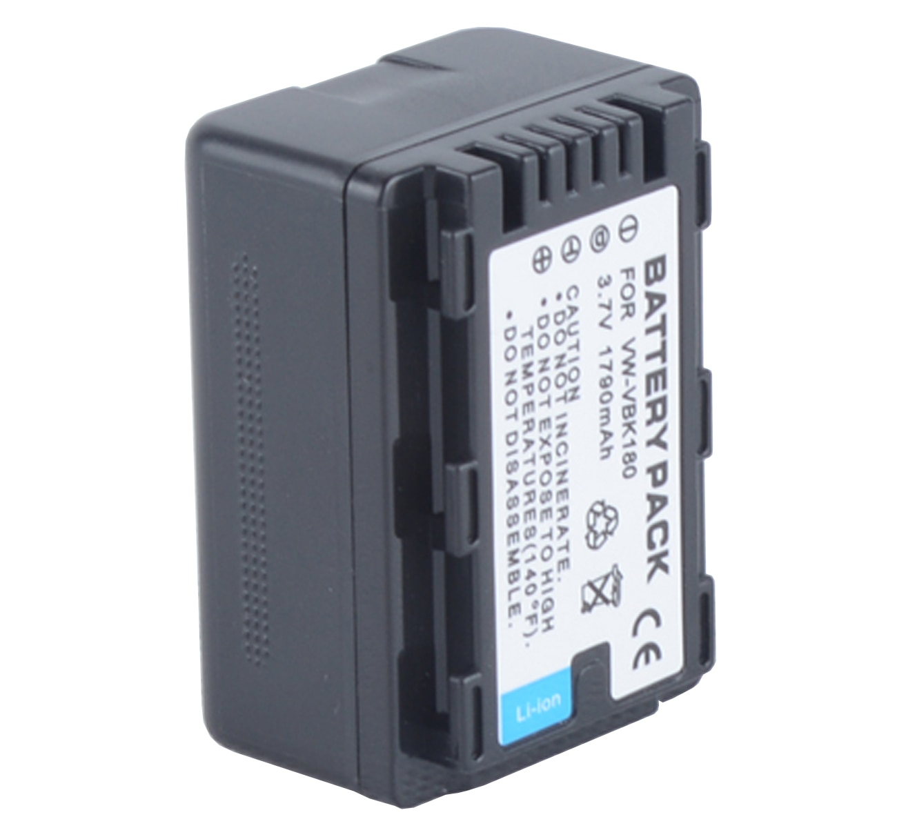 Rechargeable Lithium Ion Battery Pack for Panasonic VW-VBK180, VW-VBK180E-K, VW-VBL090, VW-VBL090E-K, VW-VBL090PPK, VW-VBK360