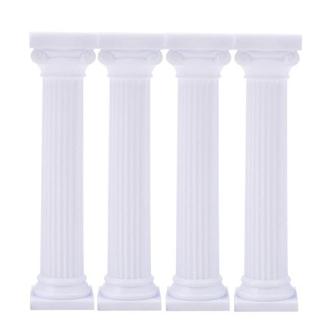 4 unids/set blanco griego Pilares de Día de San Valentín de pastel de separador de soporte decoración de la torta de boda está Fondant apoyo molde: style2
