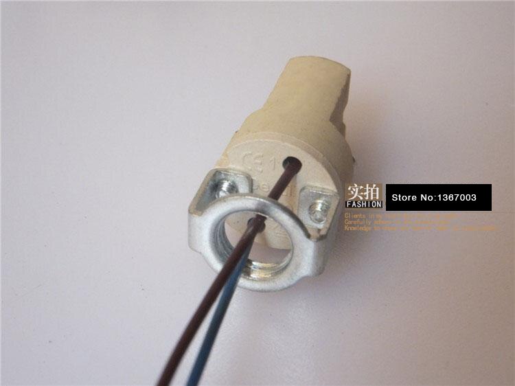 5PCS 20, 50, 100cm Wire Length G9 Lamp Base 250V 2A Ceramic Socket G9 Type Halogen Lamp Holder DIY