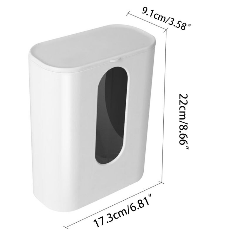 Water Cup Dispenser Holder Disposable Plastic Paper Cups Storage Rack Container 95AA