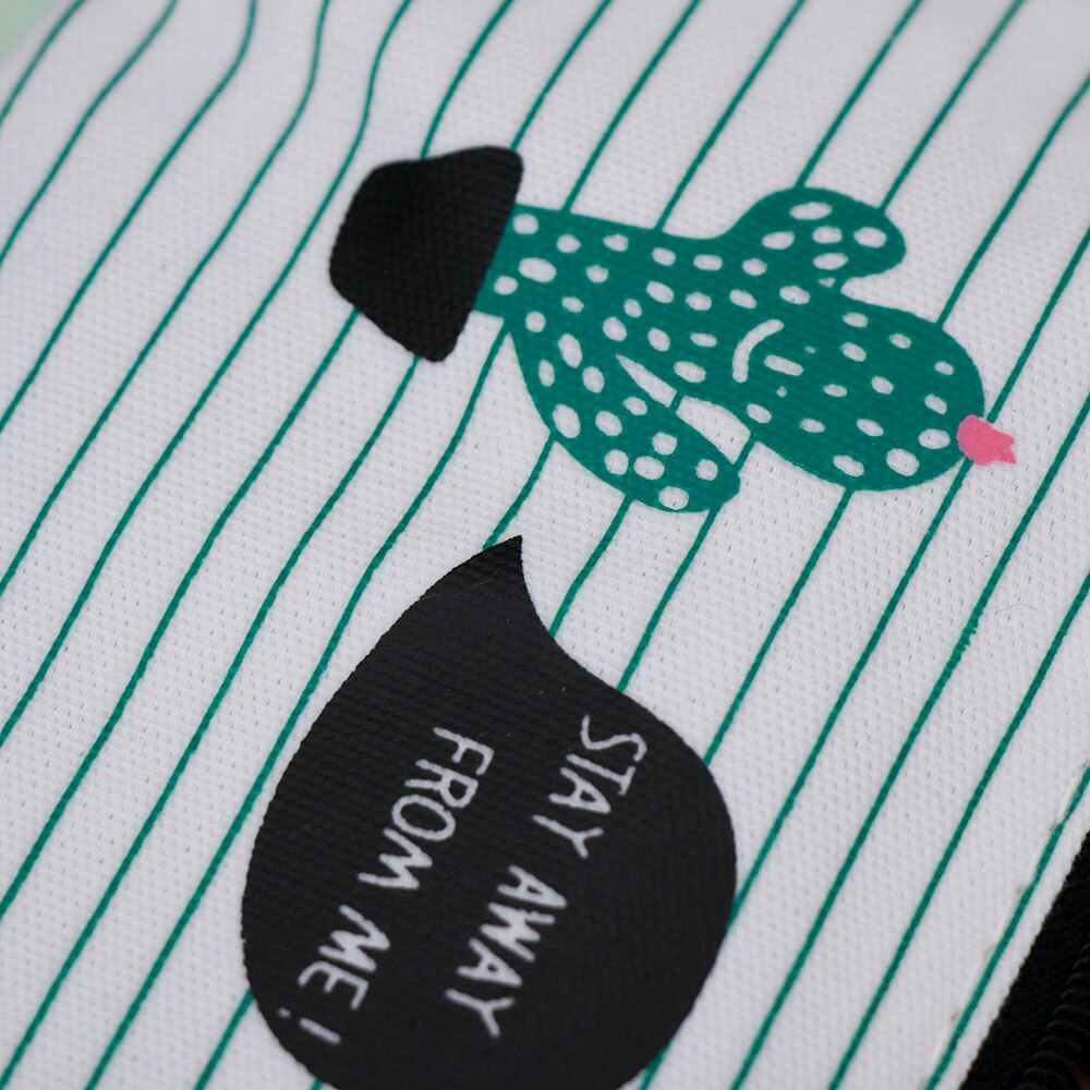 1 pièces mignon Kawaii Cactus toile porte-crayon sac à crayons pour enfants étudiant fournitures scolaires directe