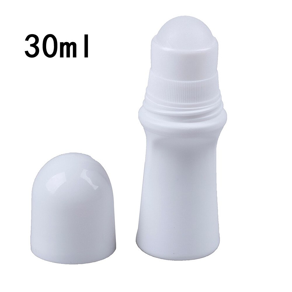 3 Pieces 50ML Plastic Roller Ball Essential Oil Sub-bottling Mist Container Travel Refillable Bottle DIY Deodorant Accessories: B