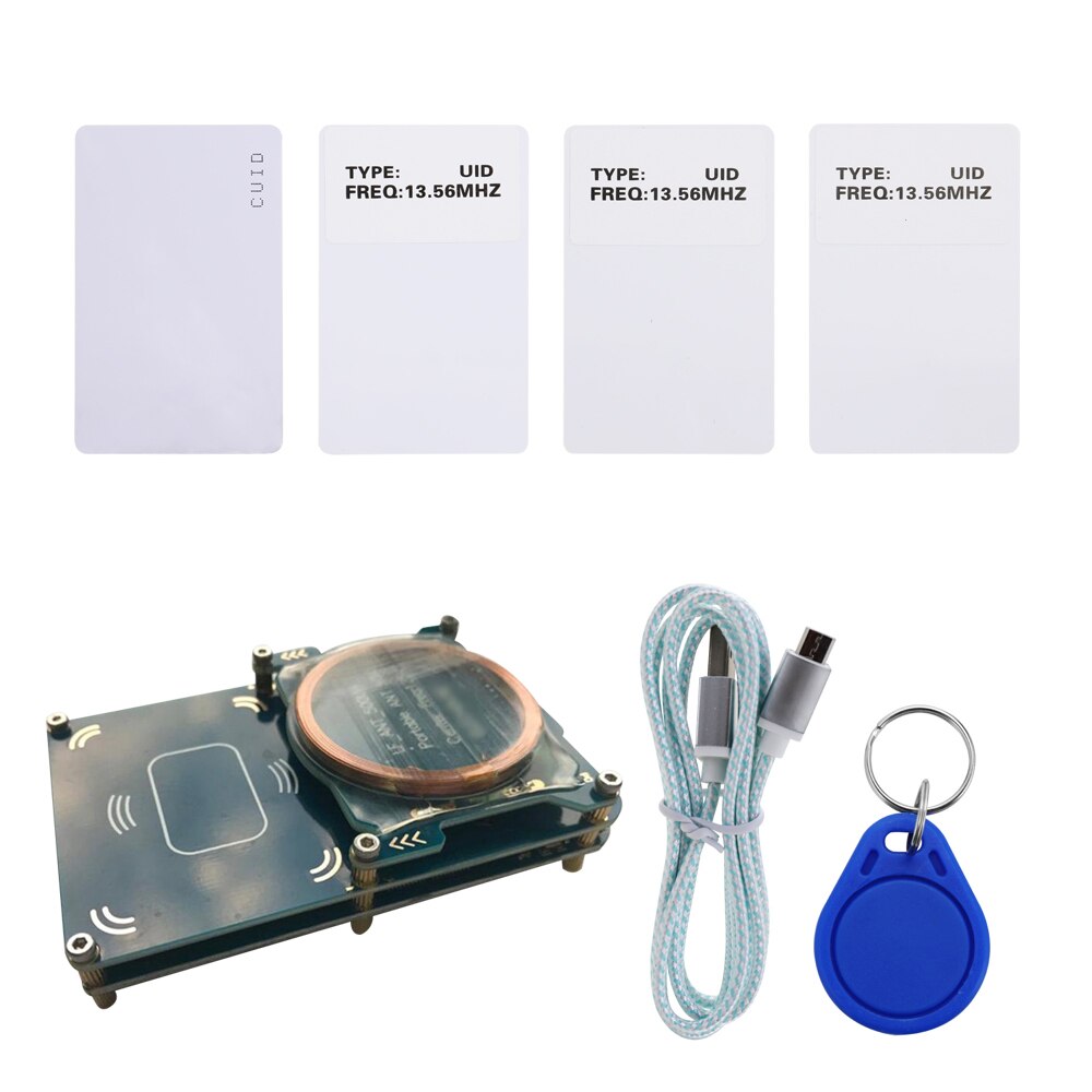 Proxmark3 NFC RFID Card Reader Access Control Elevator Card Copier Changeable Card MFOC Card Clone Crack Open Source