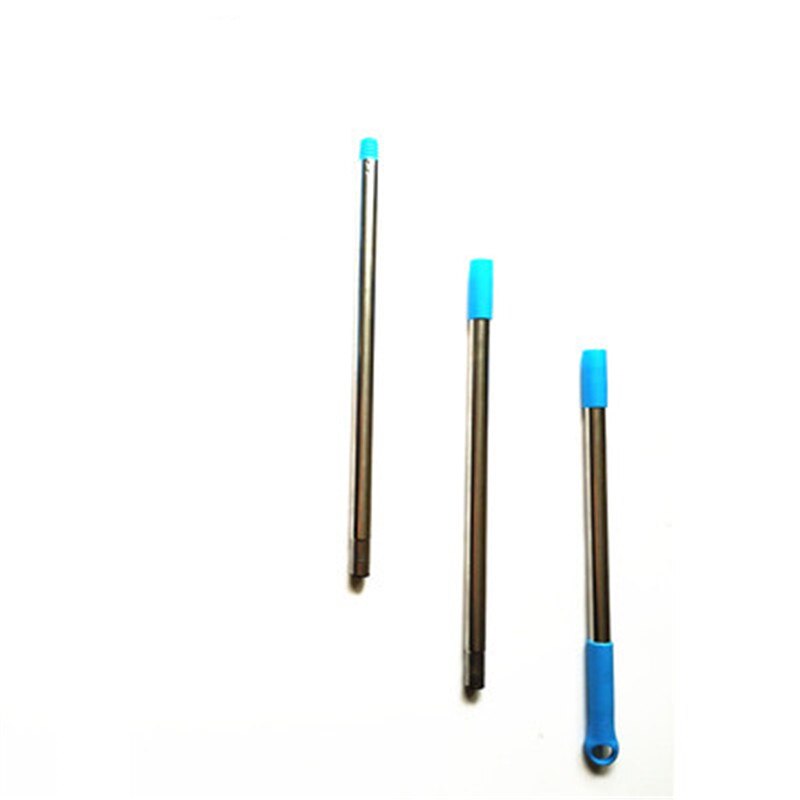 Adjustable Rubber Pet Hair Removal Broom Brush Dust Scraper Carpet Sweeper Wash Mop Telescopic Wipe Window Car Floor Cleaner: Blue Rod