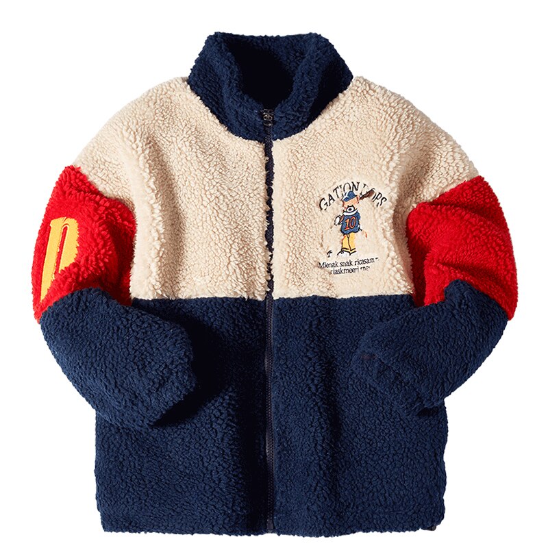 tonnellata Leone bambini inverno ragazze 'peluche cappotto moda carino casuale cerniera boutique abbigliamento per ragazze adatto da 5 a 12 anni: 32149052057615 / 150